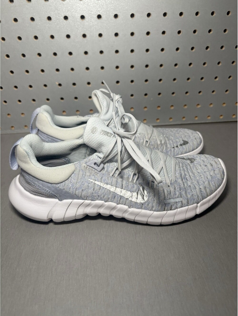 Nike Free Run RN 5.0 Next Nature Womens Sz 7 Gray Grey Running Shoes CZ1891-002
